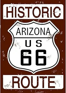 66 Historic AZ Sepia Magnet