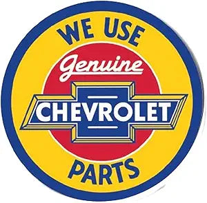Chevy We Use Parts 12" SRAC2 Round Sign