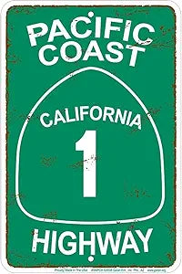 Pacific Coast Hwy Small Parking Signs SMPCH
