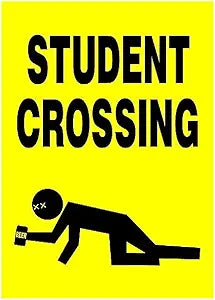 Student Crossing Magnet