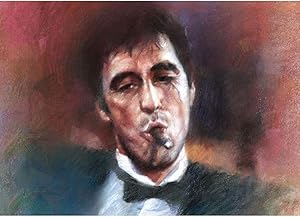 Pacino with Cigar Magnet