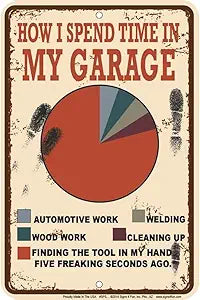 Spend My Time Small Parking Signs S4CMC5