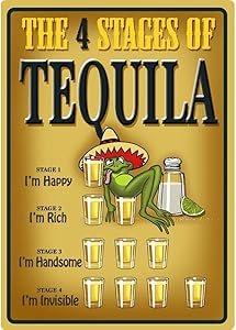 Tequila - 4 Stages Small Parking Signs S4CBR15