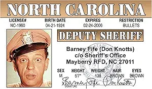 Barney Fife Magnet Magnet