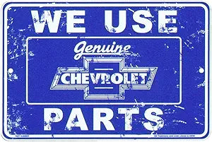 Chevy Parts Small Parking Signs SPSACP