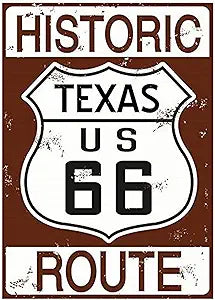 66 Historic TX Sepia Magnet