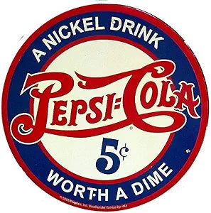 Pepsi Nickel Drink  12" SRP4 Round Sign