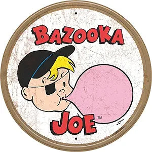 Bazooka Joe 12" SR2448 Round Sign