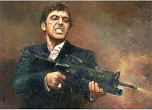 Pacino with Gun Magnet