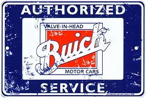 Buick Authorized Service Small Parking Signs SPSABS