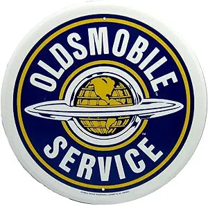 Oldsmobile Service  12" SRAO Round Sign