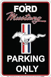 Ford Mustang Parking Small Parking Signs SPS80080