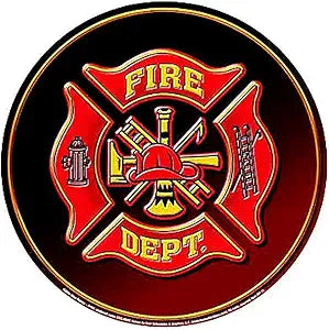 Fire Dept.  12" SRKFD Round Sign