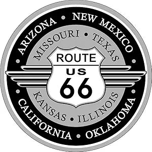 66 Deco Natural 12" SR66 Round Sign