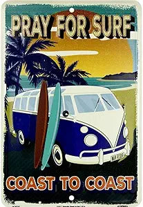 Pray for Surf Small Parking Signs S4CPS