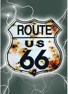 66 Shield w/ Lightning Magnet