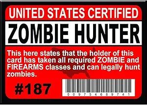 Zombie Hunter Magnet