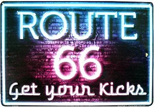 66 Neon Small Parking Signs SPSR6N
