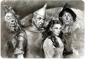 Wiz of Oz B&W Small Parking Signs S4S4125