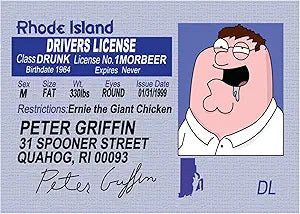 Peter Griffin ID Magnet