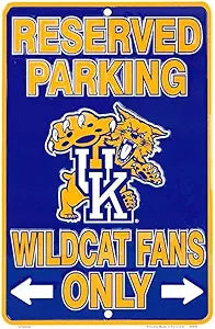 KY Univ Wildcat Fans Small Parking Signs SPSCKW