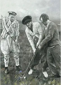 Stooges Golfing Magnet