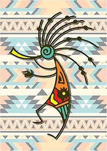 Kokopelli Playing Flute Magnet