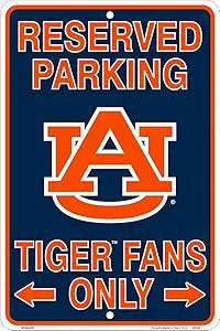 Auburn Tiger Fans Small Parking Signs SPSCAT
