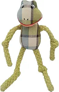 Durable 13" Frog Dog Toy for Medium to Large Dogs - Engaging Squeaky Toy + Reinforced Stitching - Made from Safe Polyester Material - Perfect for Chewing, Tugging, Playtime