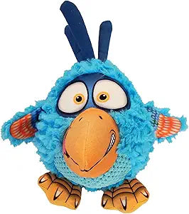 Cocoblue Bird Ball Dog Toy for Medium to Large Dogs - Durable Squeaky Toy + Reinforced Stitching - Safe Polyester Material for Chewing, Tugging, & Interactive Play