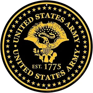 Army 1775 12" Round SRMR4 Round Sign