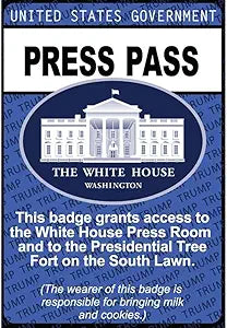 Trump Press Pass Magnet