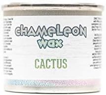 Dixie Belle Chameleon Wax | Cactus | Iridescent Oil Based Sheer Wax | DIY Wax for Furniture, Tables, Projects | Made in The USA